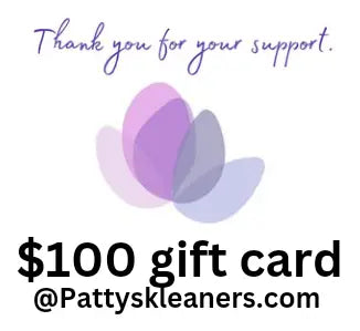 $100 Gift card Patty's Kleaners
